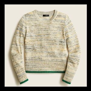 J Crew Space Dye Crewneck Sweater NWT